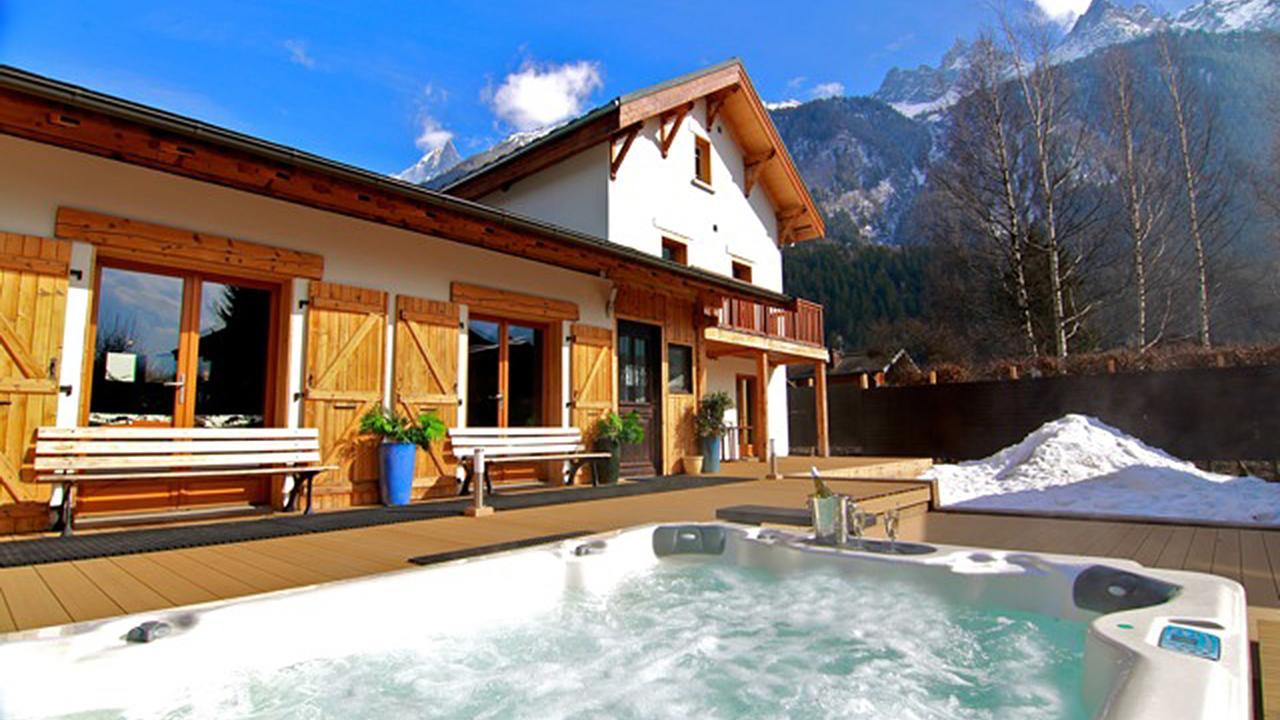 Mont Blanc Spa Chalet Bnb Chamonix Exterior foto