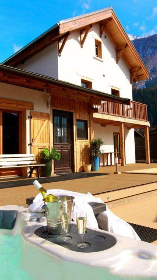 Mont Blanc Spa Chalet Bnb Chamonix Exterior foto